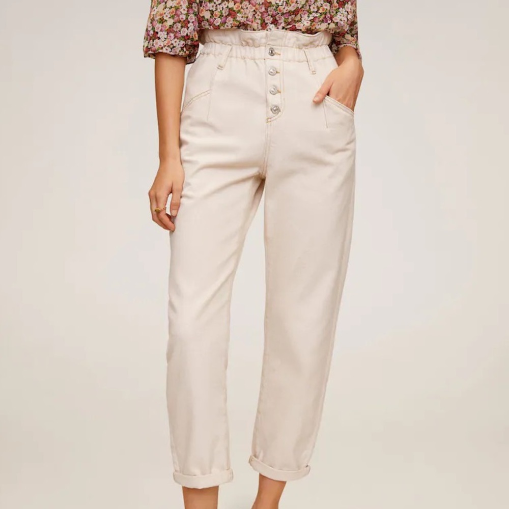 Mango paperbag jeans